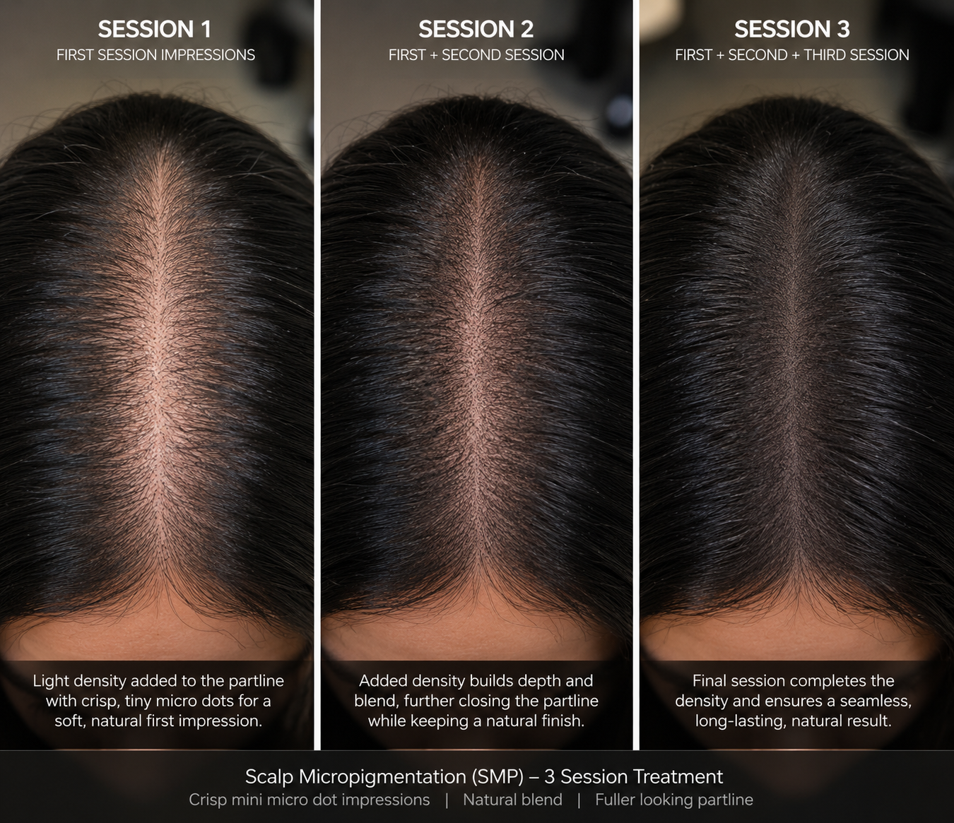 Refined blending across the treated area