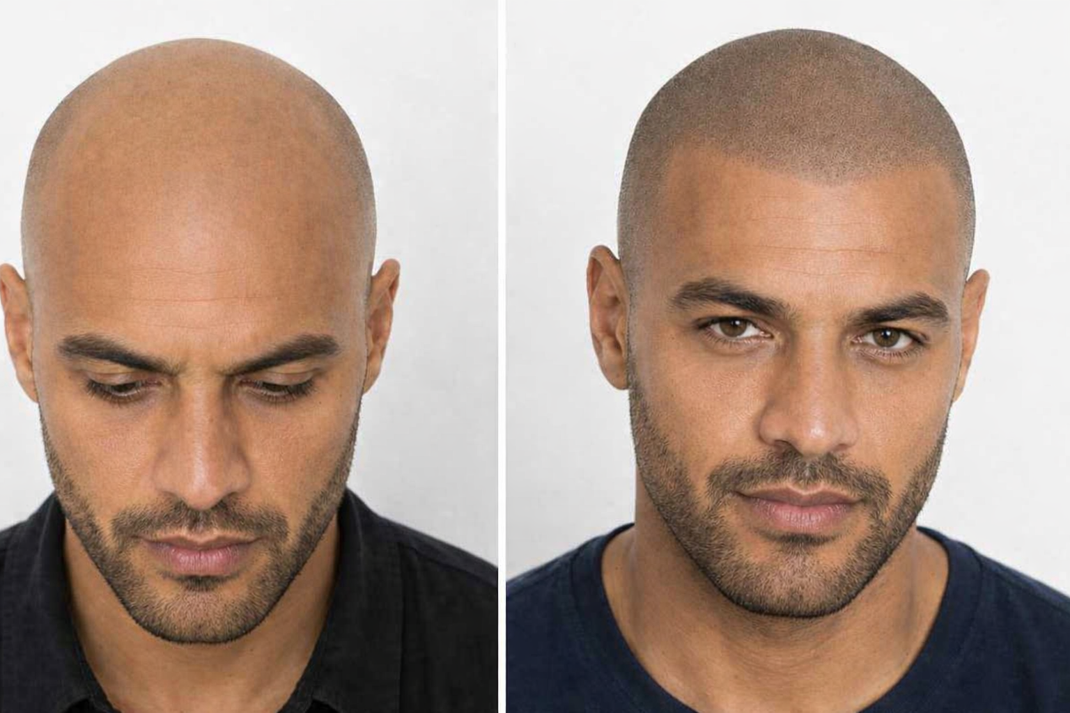 Male hairline enhancement